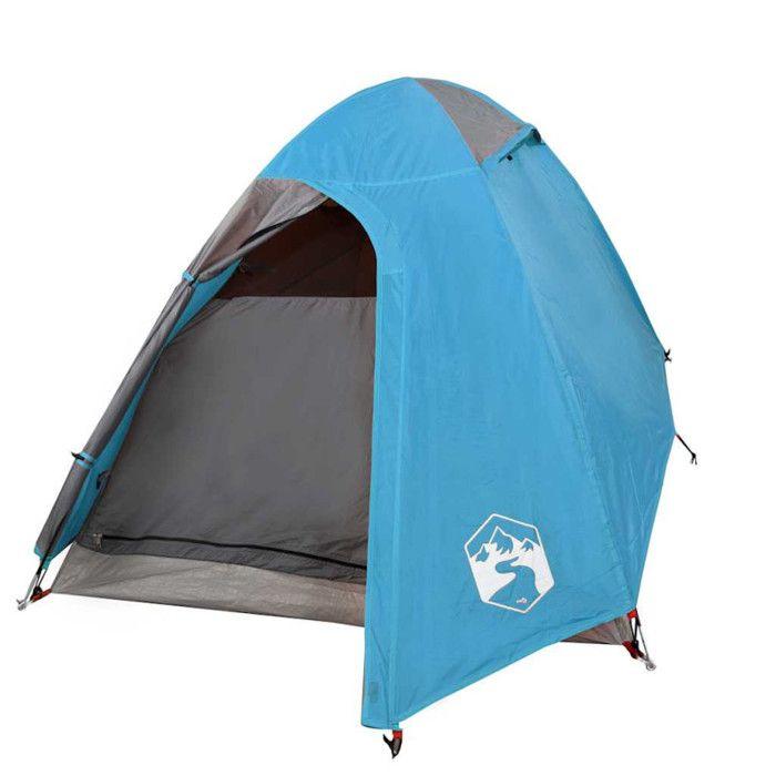 Tente de camping - vidaXL - 2 personnes - Imperméable - Bleu - Léger et portable