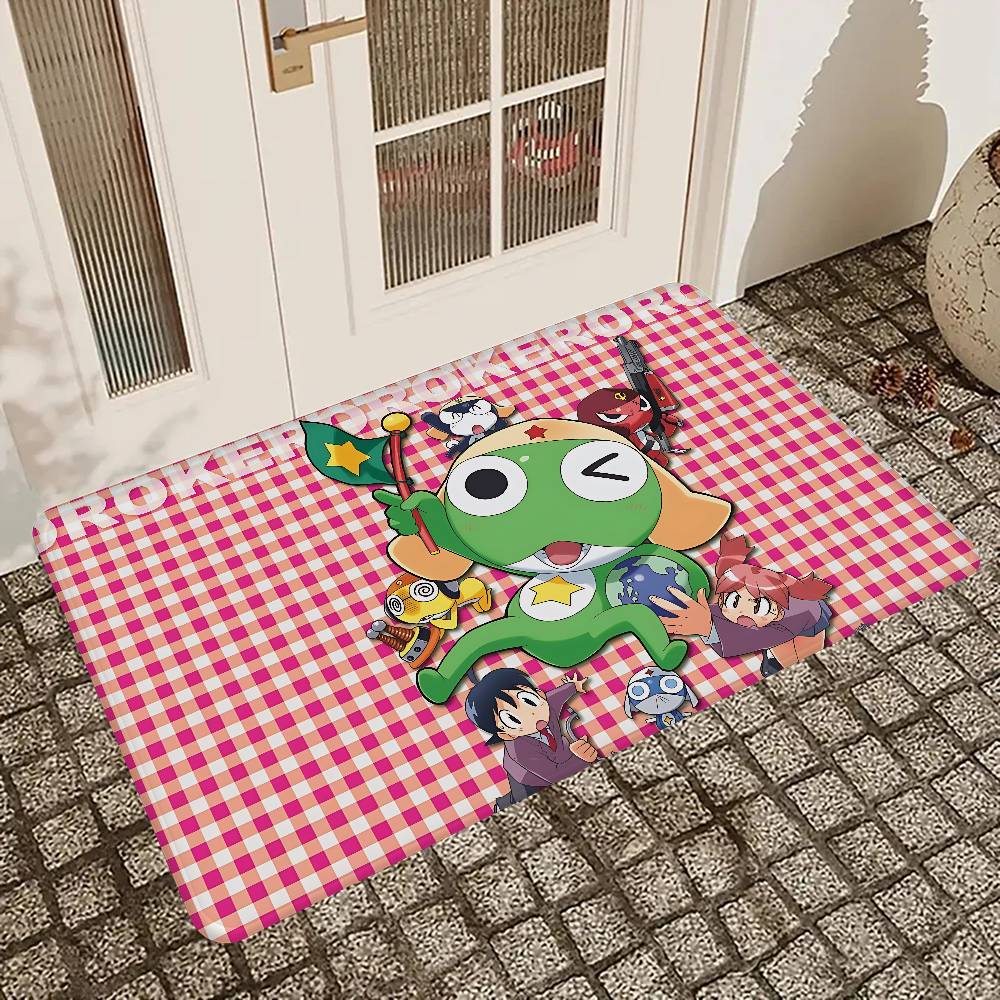 Anime Keroro Gunsou Frog Kitchen Mat Cheaper Anti-slip Modern Living Room Balcony Printed Modern Home Decor