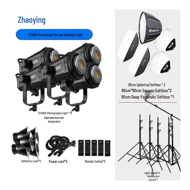 Zhaoying ZY300X 300 Вт Светодиодный видеосвет с двумя цветами