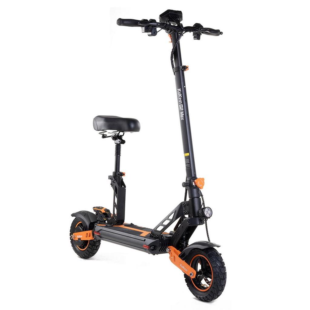 KuKirin G2 MAX Electric Scooter 10*2.75'' Off-road Pneumatic Tires 1000W Motor 48V 20Ah Battery 80km Range 3 Speeds