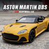 New 1:22 Scale DBS Sports Car Model Toy Metal Diecast Miniature Luxury Music Light Pull Back Vehicle Models Boys Decorative Gifts