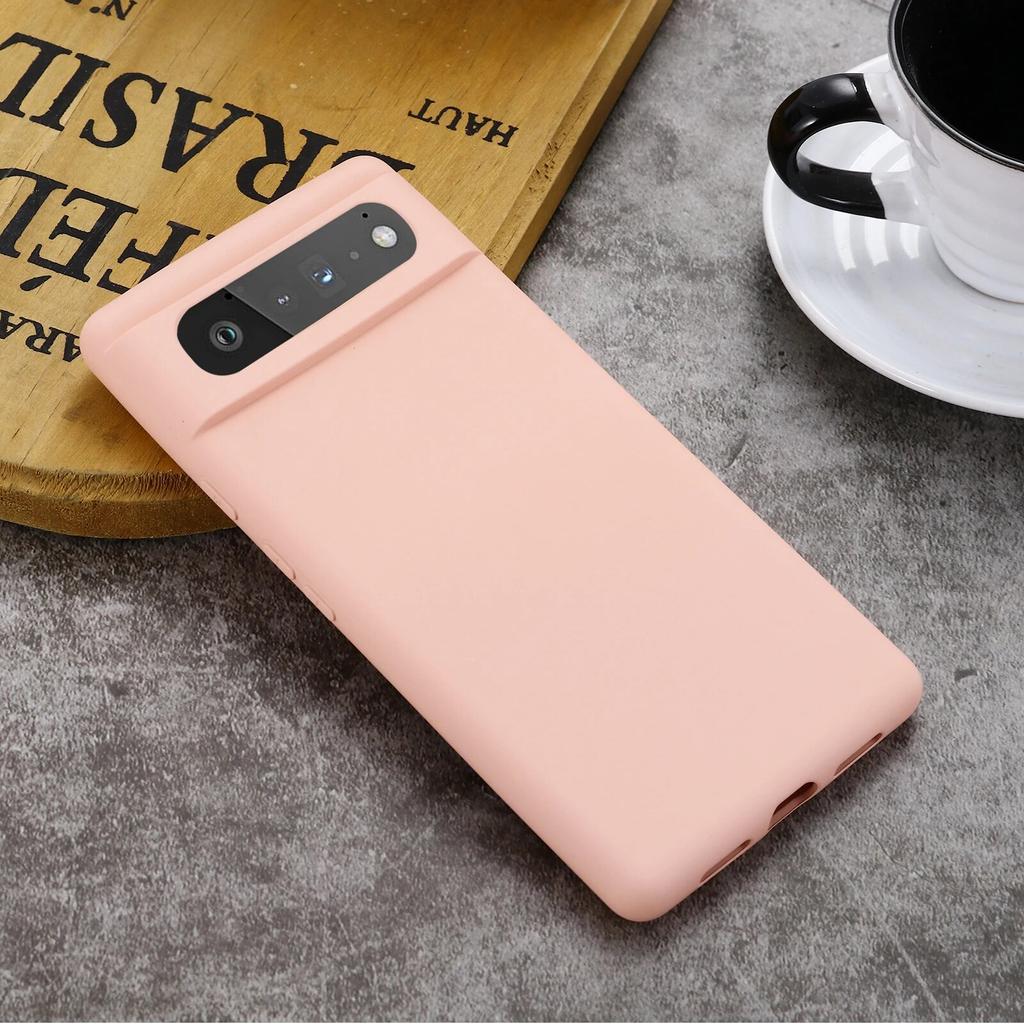 Real Liquid Silicone Phone Case For Google Pixel 8 Pro 7 Pro 6 Pro 6A 7A Case Soft Shockproof Bumper Protection Cover