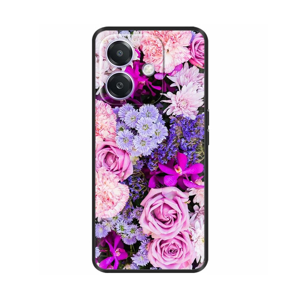 Для OPPO A3X A3 4G 5G Чехол Накладка на телефон Крутой Милый Мягкий Гладкий Жидкий Силикон Бампер для OPPO A3x A3 A40 4G A60 5G Корпус Fundas