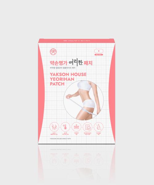 Yakson Myungga Healthcare Пластырь Yeorihan от целлюлита на животе, животе, для контуров тела, 7 шт.
