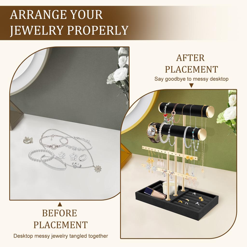 Practical Bracelet Holder Stand Multifunctional Jewelry Display Holder Bracelet Holder Display Stable Jewelry Organizer for Home