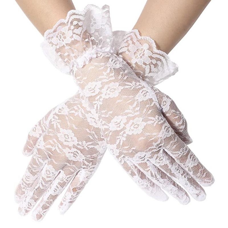 Женские перчатки кружева Хэллоуин свадьба вечеринка свадебные аксессуары