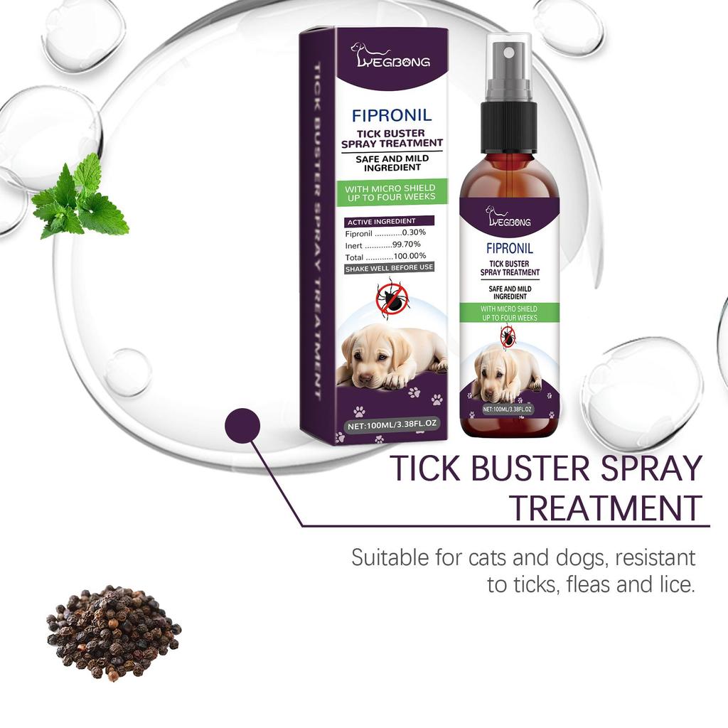 YEGBONG Pet Dewormer Spray Protect Your Beloved Pets with Gentle Ingredients and Healthy Bug Spray.