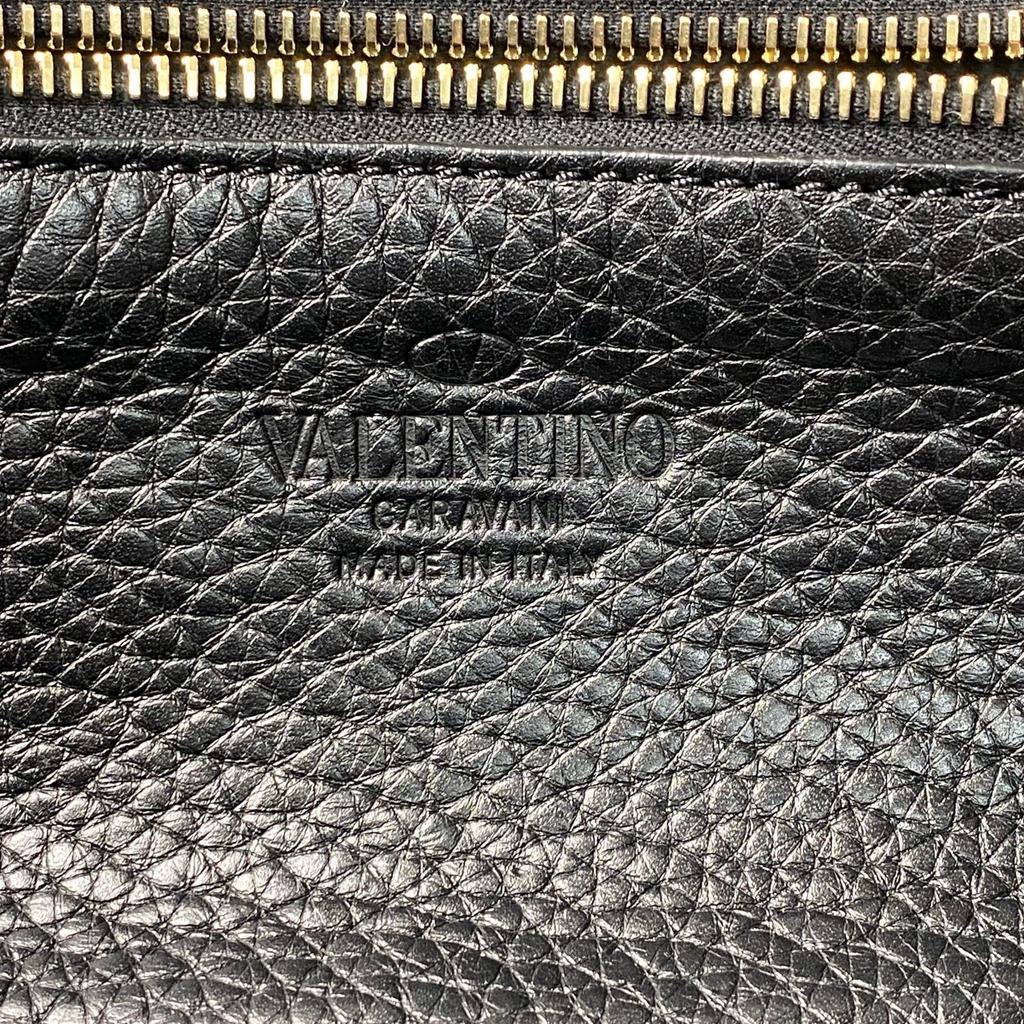 Б/у Сумка на плечо VALENTINO черная кожа Женская