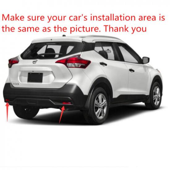 For NISSAN KICKS 2017- LED Rear Fog Light Tail Bumper Light Sets