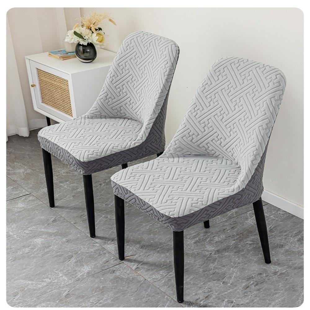 High-elastic Stool Slipcover Anti-slip Chair Slipcovers Modern Jacquard Dining Chair Cover Hotel