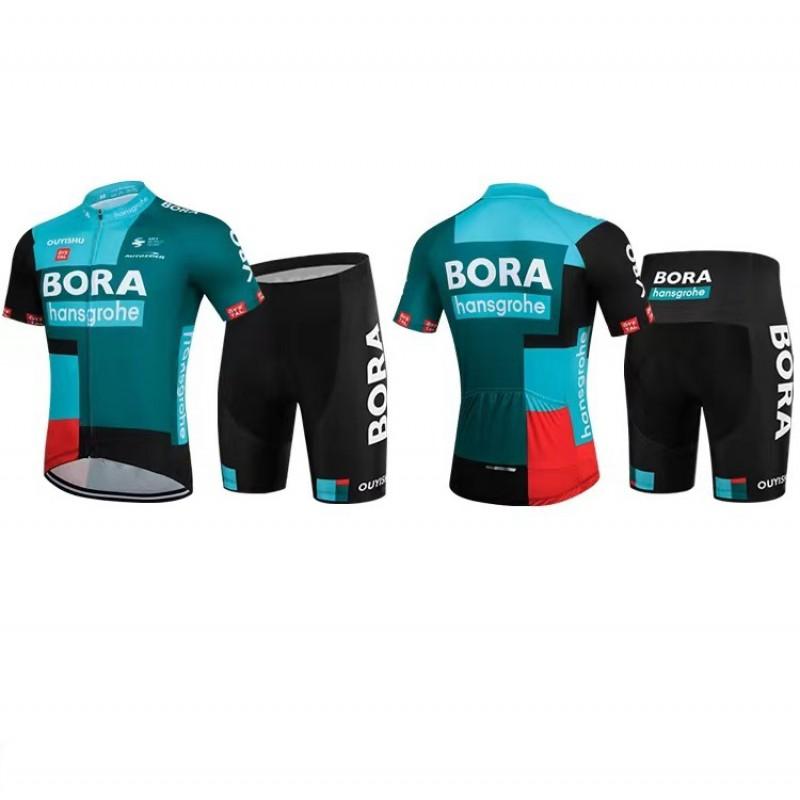 Men Women Cycling Jersey Set Short Sleeve Quick Dry Breathable Bike Riding Outfit Sports Apparel