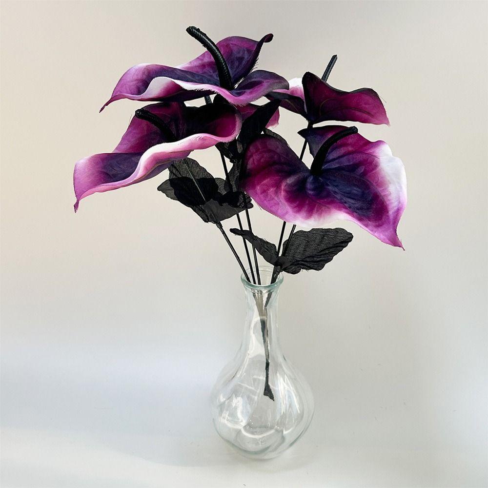Halloween Calla Lily Artificial Flower Multicolor Simulation Rose NEW Fake Flower Gift