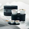 Edenus Portable Ceramic Travel Kung Fu Tea Set