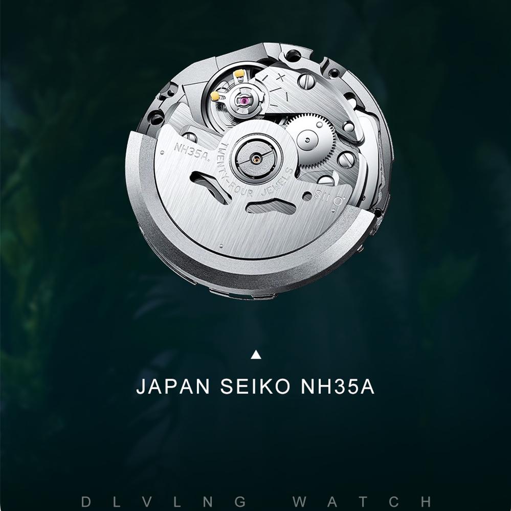 Cadisen New TOP Brand Luxury Men's Watch with Box Water Resistant 200m/660ft NH35 Automatic Men's Mechanical Watches