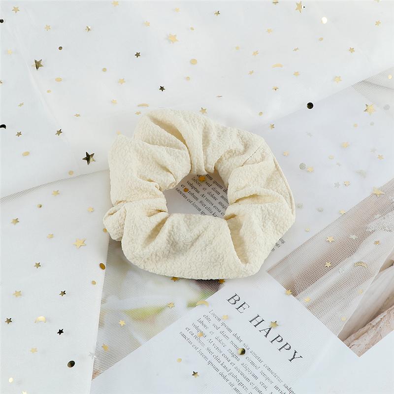 60 Styles Women Girls Satin Scrunchie Candy Color Hair Ties Rope Elastic Fashion Hair Bands Vintage Simple Hair Accessories Gift