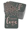 Inkdotpot Gold Foil Paper Hang Tags Made With Love Text Favor Tags 100 Pack