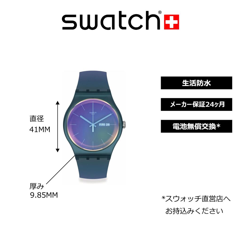 Watch FADE TO PINK THE MARCH COLLECTION SO29N707 Blue [Swatch]