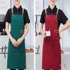 Водонепроницаемый фартук для мужчин и женщин, антижировой Нержавеющий кухонный фартук для шеф-повара, кафе, магазина, официанта, барбекю, кухонные аксессуары