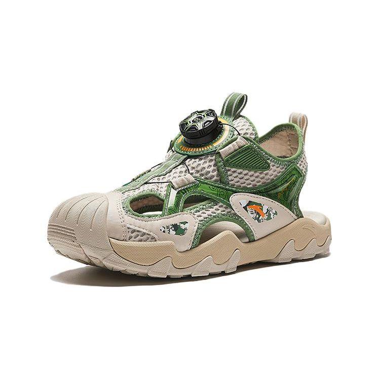 Anta Удобные дышащие детские сандалии Rebound Детские сандалии Белые Зеленые A312426909-3