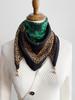Women's 2024 Magnetic Triangle Neck Protection Scarf - Cotton & Linen High-End Square Scarf for Autumn/Winter