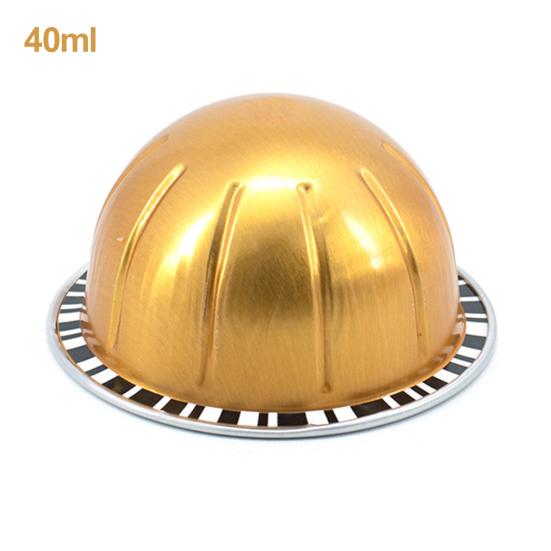 1 комплект, 40/80/150/230 мл, капсула для кофе, пищевая многоразовая капсула для кофе для Nespresso Vertuo