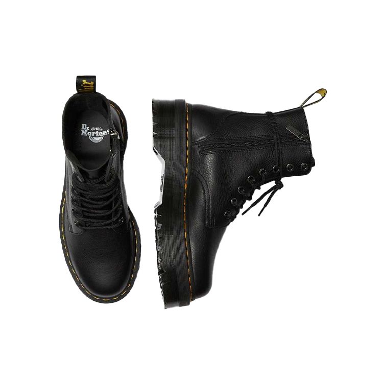 Dr. Martens Кроссовки Jadon 3 Pisa Leather Platform Boot Black Unisex 26378001