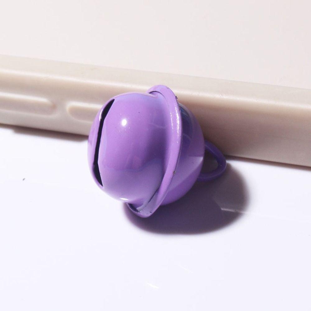 5pcs 18mm Jingle Bells Metal Beads Candy Color Metal Bell Ring Pendant Christmas Decoration