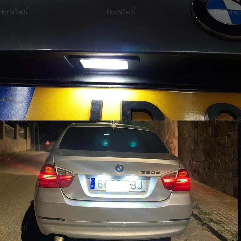 Durable White Canbus Rear License Plate Tag Lights LED for BMW 1 3 5 X Series E82 E88 E90 E91 E92 E93 E39 E60 X5 E70 X6 E71