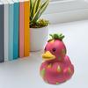 Fruit Duck Figurine Watermelon Dragon Fruit Cartoon Duck Resin Animal Statue Sculpture Home Office Decoration Ornament
