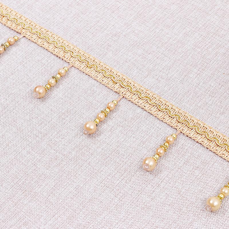 11 метров искусственный жемчуг кисточка кружевная отделка занавес швейный аксессуар обивка штор бисер отделка бахрома DIY домашний декор