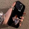 Крутой чехол для телефона B-Baki H-Hanma для iPhone 17,16,15,14,13,12,11,Pro,X,XS,Max,Plus Мягкий черный чехол
