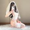 Sexy Lingerie Sexy Hollow Uniform Seduction Onesie Hot Passion Pajamas Female Lace Neck Hanging