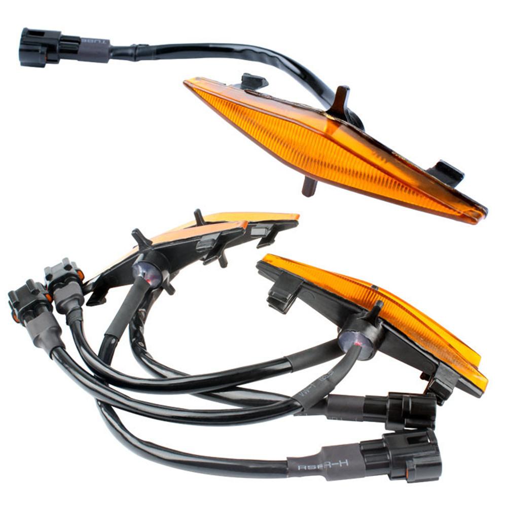 4 шт. Янтарные светодиодные фонари, комплект передних ламп для решетки радиатора для Toyota 4Runner, 2014-2021 гг.