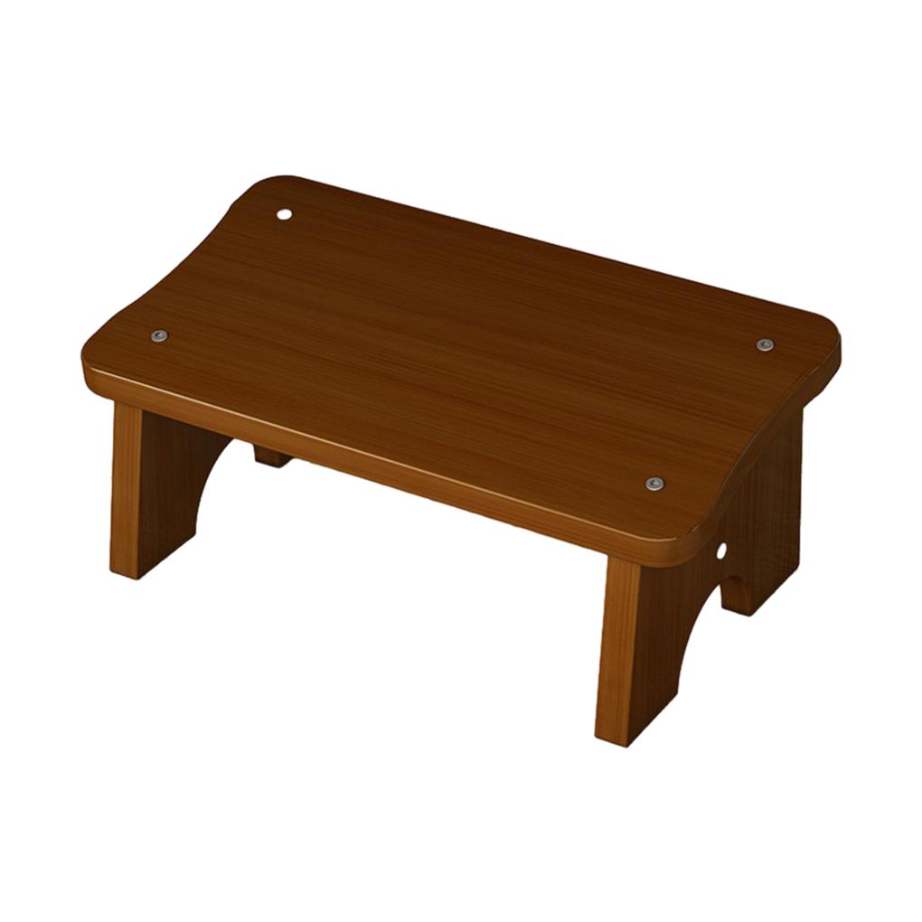 Подставка для ног из бамбукового дерева - безопасная, изысканная, для рукоделия, домашняя низкая табуретка, пуф, скамейка без запаха