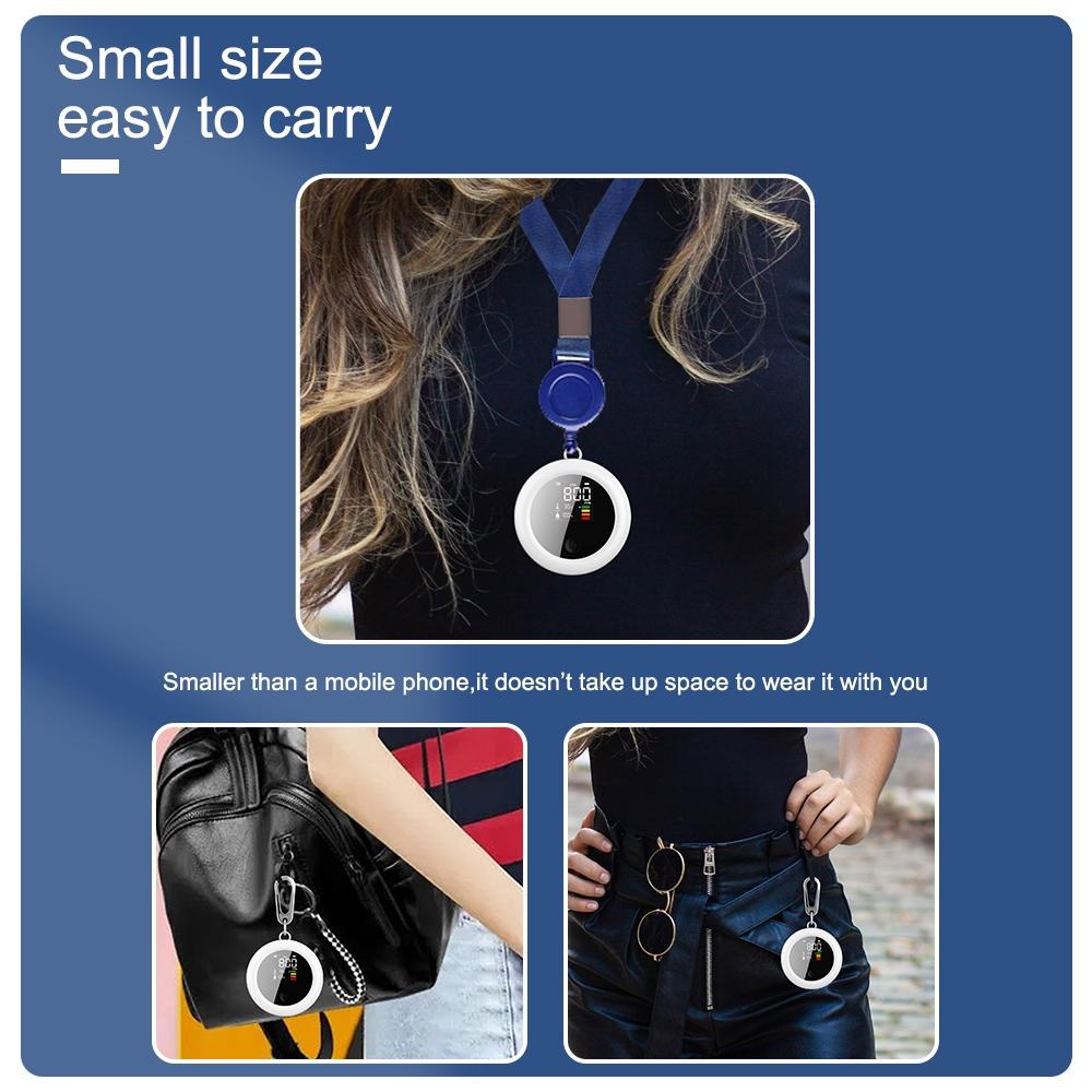 Portable CO2 Monitor Meter Sensor Indoor with Alarm Infrared NDIR Sensor