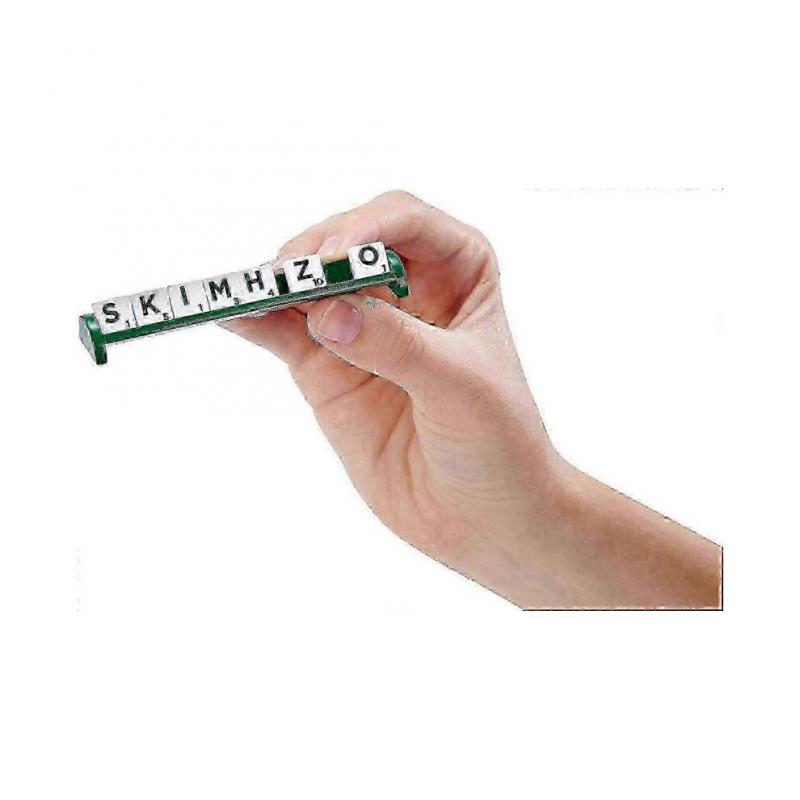 Large Scrabble Game with Rotating Wooden Board