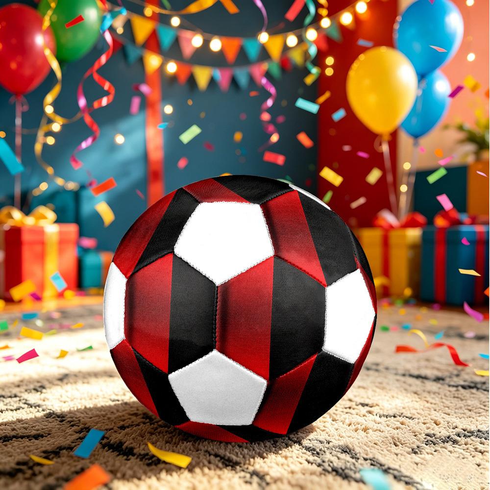 1pc Abstract Gradient Lightweight PVC Training Soccer Ball, Size 5, Suitable for Indoor and Outdoor TrainingGift y60386