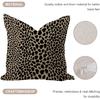 Удобные наволочки 22x22 дюйма с принтом гепарда и леопарда, животный принт, шинуазри, элегантные наволочки, принт гепарда, европейский праздничный декор, квадратные, льняные