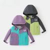 Весна и осень, новая детская повседневная универсальная куртка с капюшоном