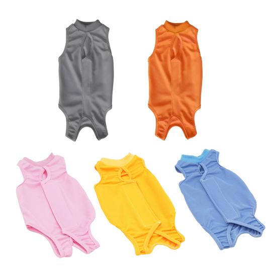 Костюм для восстановления кошек Дышащий комбинезон-боди для котят для кошек после операции, стерилизации, абдоминальных ран, кожных заболеваний