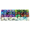 12mm Square Corners Dice 10pcs Mixing Colors D6 Dice for Entertainment and Leisure Board Games