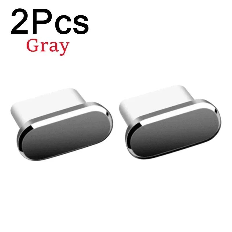 2 шт. 16PM металлическая пылезащитная заглушка для iPhone 16 15 Pro Max Plus USB Type C порт зарядки заглушка Защитная крышка мобильного телефона Type-C