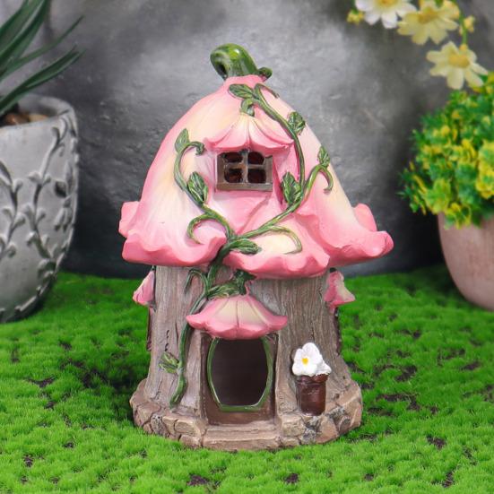 Garden Statue Solar Light Resin Outdoor Snail Welcome Figurine Eco-Friendly Flower Shape