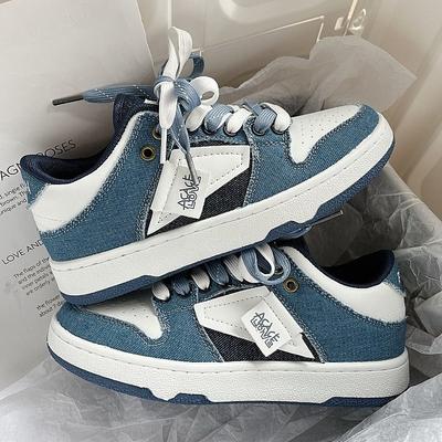 Женские повседневные кроссовки в корейском стиле, модная женская обувь с низким берцем в стиле ретро, ​​новые летние кроссовки в стиле Харадзюку в Гонконге