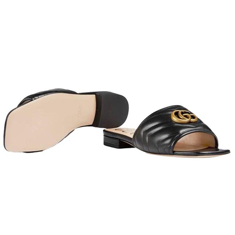 Gucci Шлепанцы женские черные 646169 BKO60 1000
