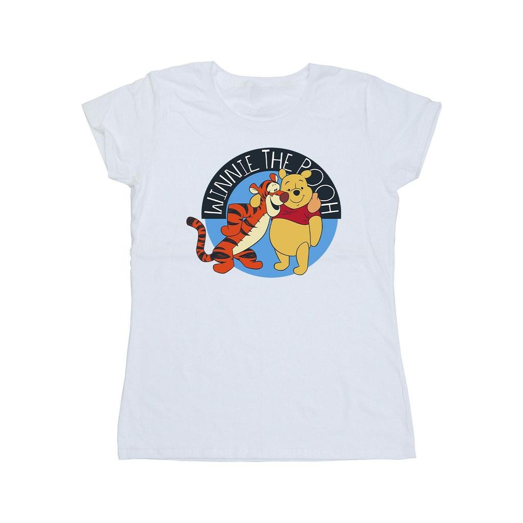 Disney Womens/Ladies Winnie The Pooh With Tigger Cotton T-Shirt