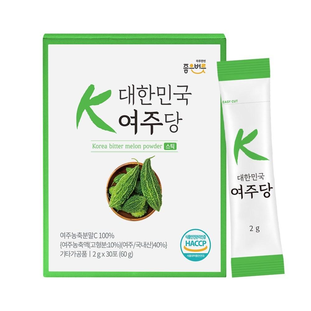 Республика Корея Порошок из горькой дыни Yeojudang 1 коробка 60 г