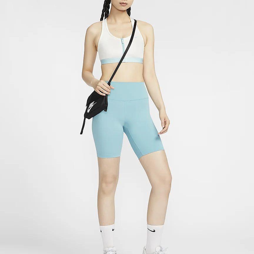 Nike One Cycling Pants Women's Denim Blue Green FN3207-464