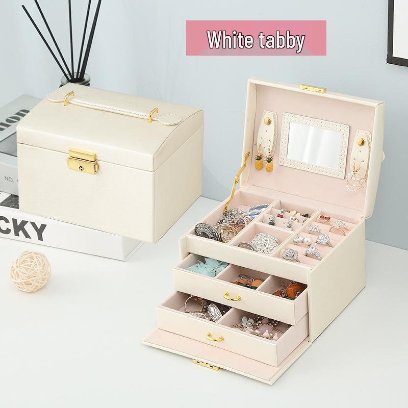 Three-Tier Jewelry and Makeup Organizer with Logo