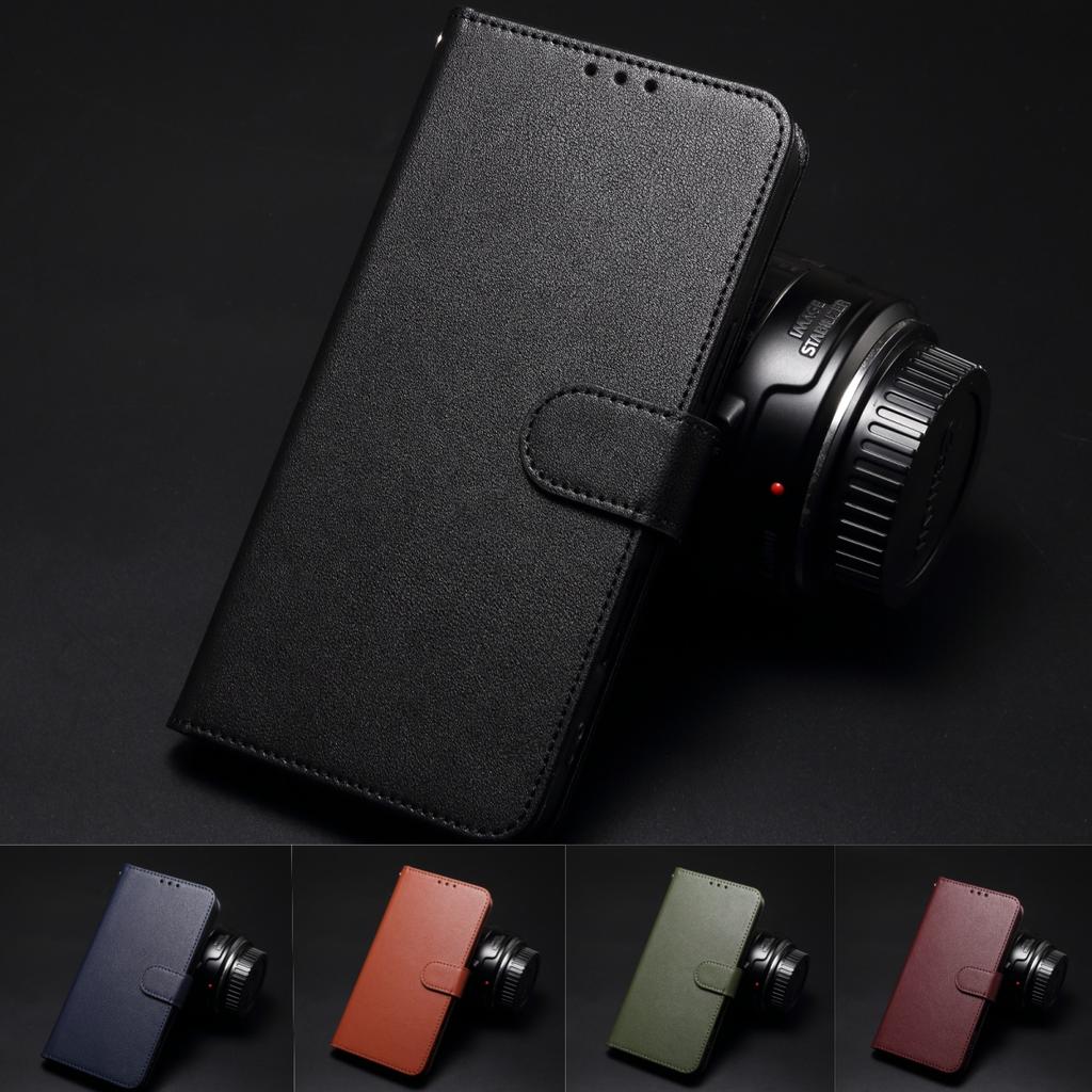 Деловой Кожаный Кошелек-Книжка Чехол для Телефона для iPhone 17 Pro Max 16 Plus 15 14 13 12 Карман для Сумки Подставка Тонкая Облегающая Крышка